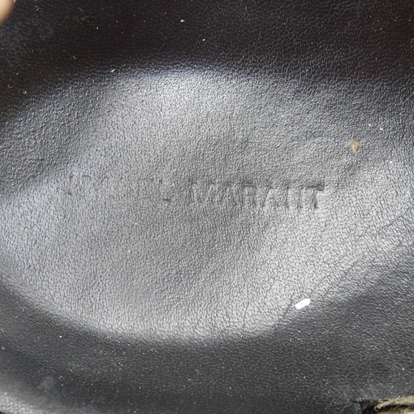 Isabel Marant Women's Beige Red Leather Strap Sandals Size EUR 40 w/COA - Picture 5 of 8